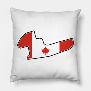 Toronto Street Circuit [flag] Pillow