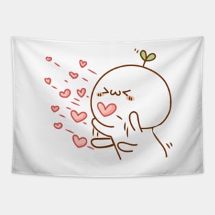 Cute Budding Pop Heart Attack Tapestry