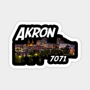 Akron Comic Book City Magnet