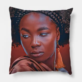 Melanin Queen Pillow