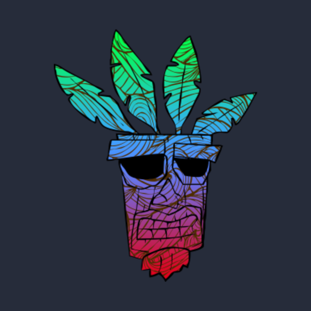 Disover Abstract Aku-Aku art - Crash Bandicoot - T-Shirt