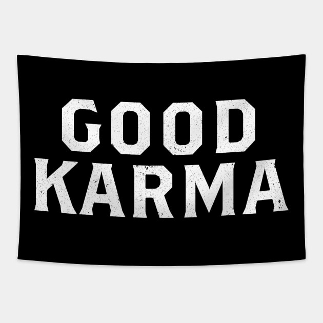 Good Karma Spirituality Yoga Tapestry by Fenn