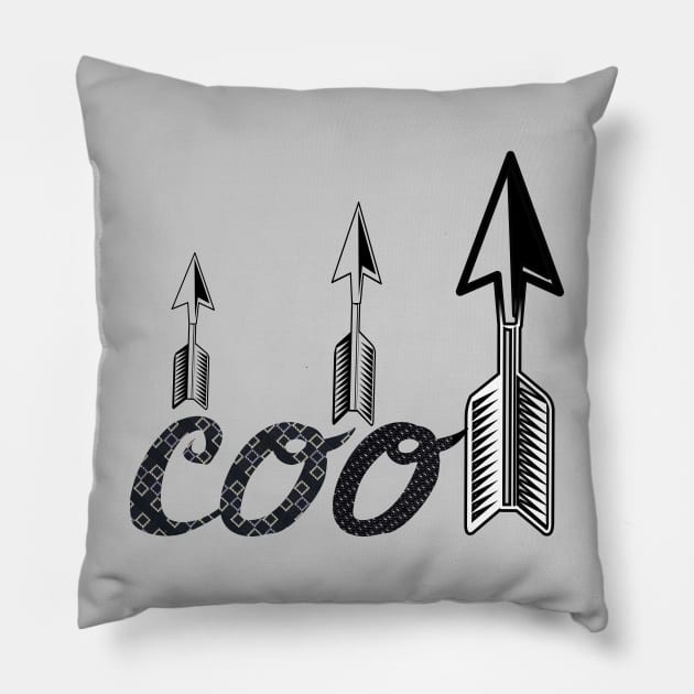 Cool Arrow Pattern Pillow by O.M design