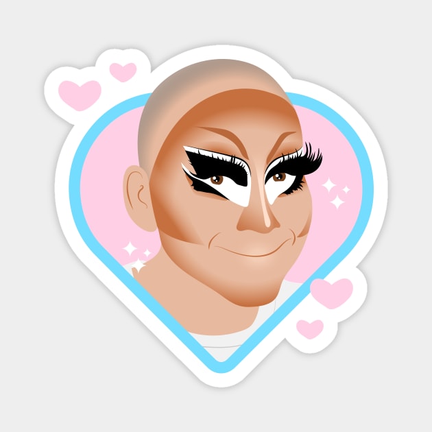 Bald Trixie Magnet by whos-morris