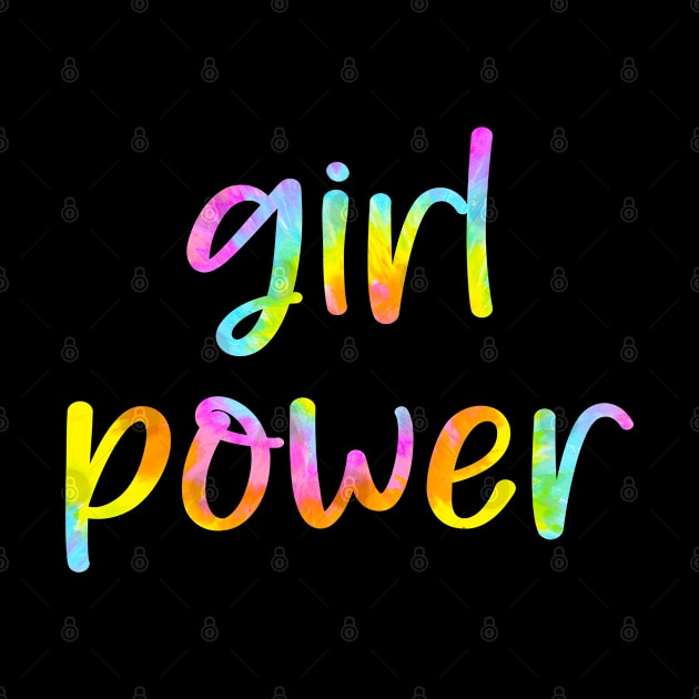 Girl power tie dye by BlaiseDesign