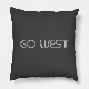 Go West, silver Pillow