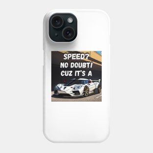 No Doubt Koenigsegg: Magnificent Speed & Confidence | Automotive Artistry Phone Case