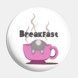 Coffee for Breakfast Pin