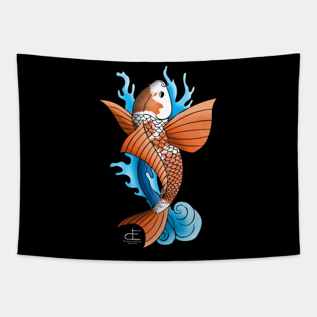 Japanese Koi Tapestry by DustinEatonWorks