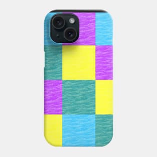 Vibrant Checker Pattern Phone Case