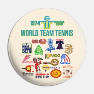 1974 Inaugural Season Defunct Team Tennis Pin