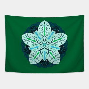 Ice Climbing Mandala Tapestry