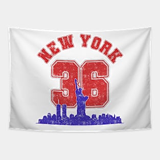 New York Vintage Varsity 36 Tapestry