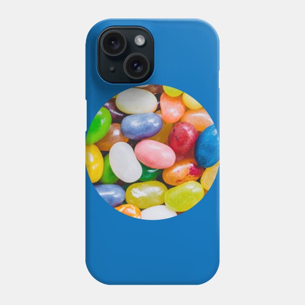 Jelly Beans Candy Photograph Circle Phone Case by love-fi