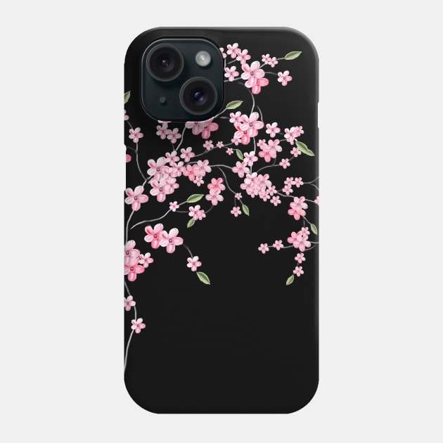 Cherry Blossom Phone Case by Saleire