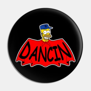 Dancin' Mascot mashup logo Pin