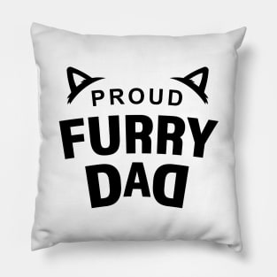 Proud Furry Dad Pillow