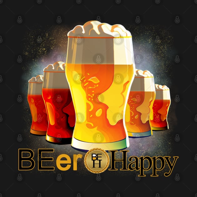 BEer Happy by LO2Camisetas