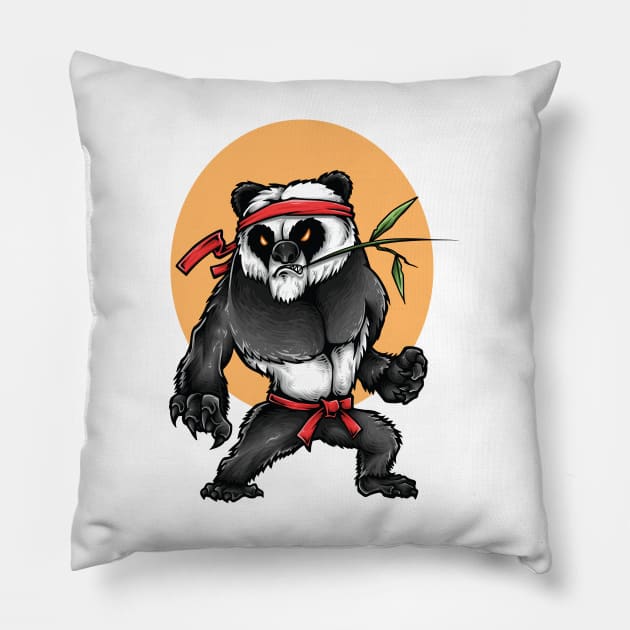 Kung Fu Chinese Martial Arts Wushu Quanfa Pillow by ProjectX23Red