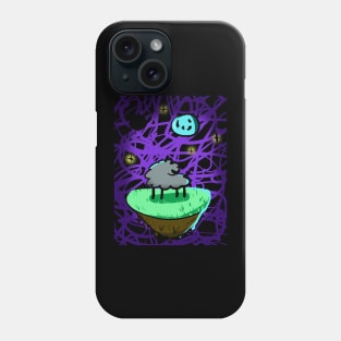 a sheep in space Phone Case