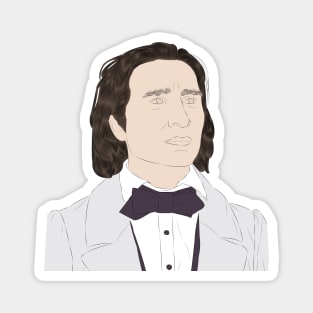 Franz Liszt - Portrait Magnet