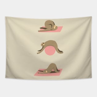 Sloth Pilates Tapestry