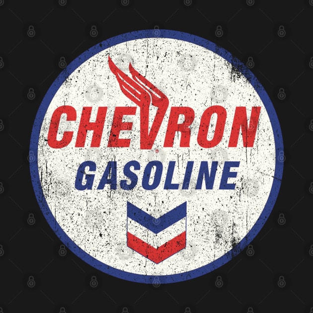 Chevron Gasoline vintage style logo by G! Zone