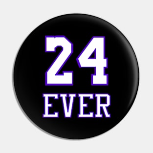 24 Ever LA Memorial Basketball Design Pin