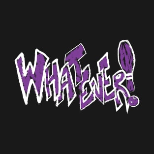 Whatever Bowling Logo Front Print T-Shirt