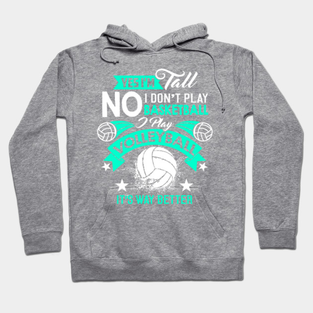 volleyball hoodies with sayings
