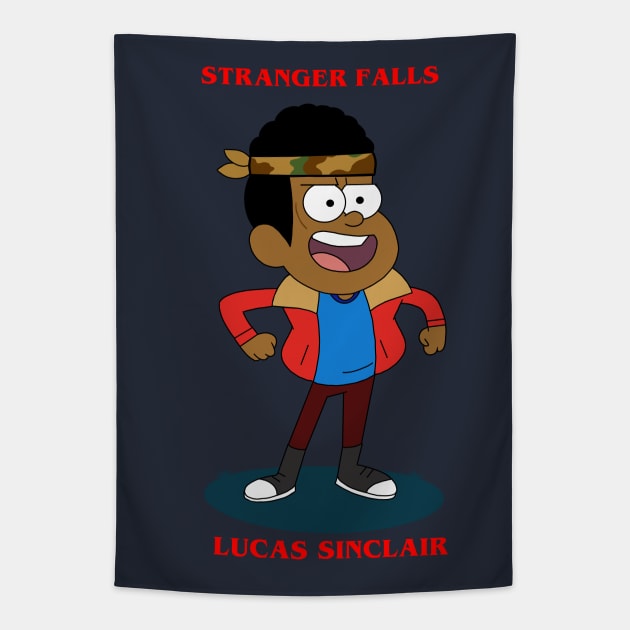 STRANGER FALLS LUCAS Tapestry by garciajey