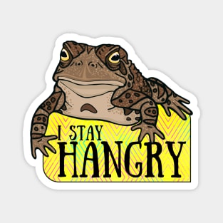 Stay Hangry Toad Magnet