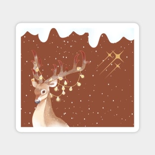 Christmas Deer Magnet