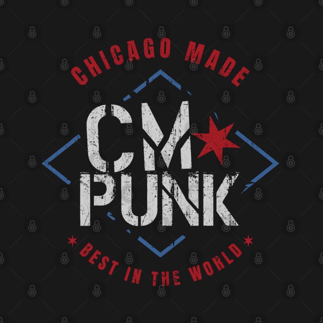 CM Punk Chicago Made by MunMun_Design