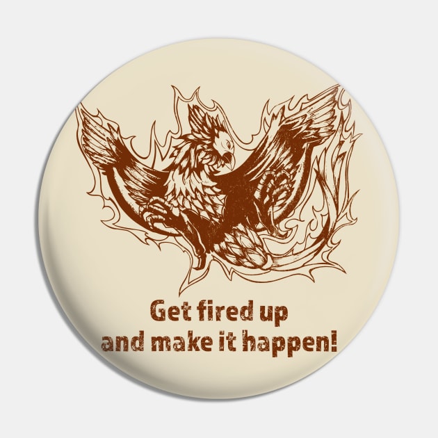 Phoenix Shirt Pin by Nocturtle