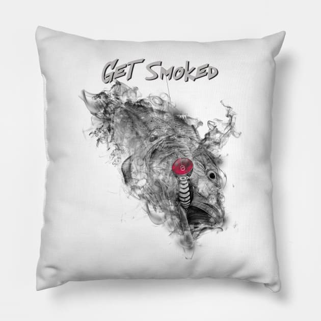 Get smoked Pillow by Art by Paul