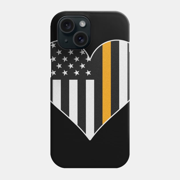 Search and Rescue Thin Orange Flag Phone Case by Zone32