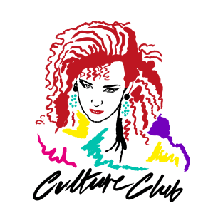 CULTURE CLUB 80S RETRO STYLE LIGHT BACK T-Shirt