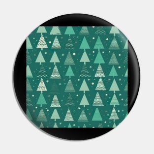 Winter Mood Retro Design Pin