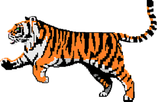 Byte of The Tiger (Pure Back) Magnet