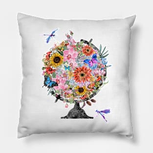 Floral Globe Pillow