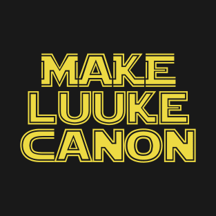 Make Luuke Canon T-Shirt