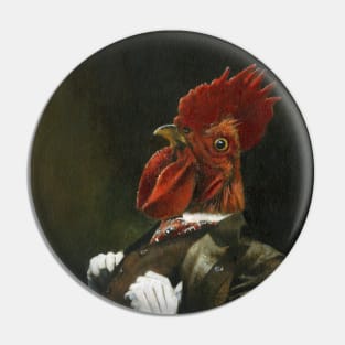Victorian Cockerel Pin