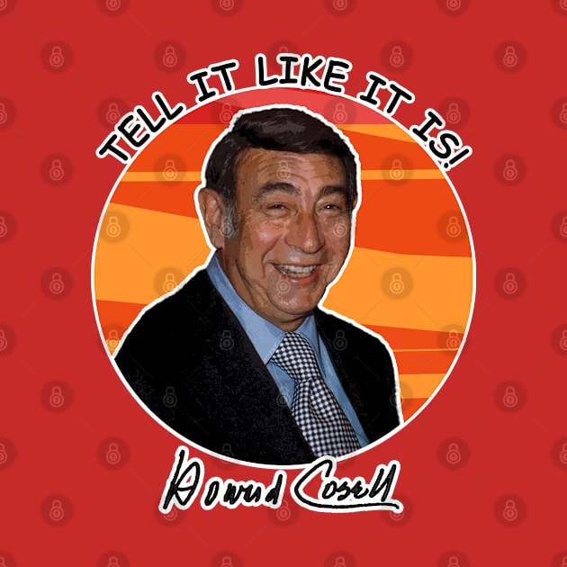 🏈 "Tell It Like It Is!" American Sportscaster Howard Cosell by Pixoplanet