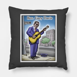 Reverend Gary Davis Pillow