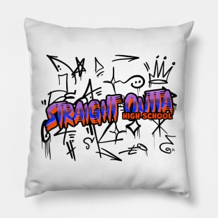 Funny Graduation, Graffiti Class Of 2025 Pillow
