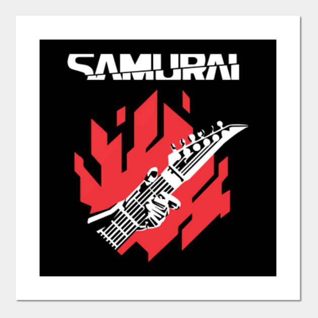 Samurai Johnny Silverhand Cyberpunk 2077 Posters And Art Prints Teepublic The exclusive johnny silverhand deluxe statue by purearts is available at sideshow.com for fans of cyberpunk 2077 and interactive video game collectibles. samurai johnny silverhand