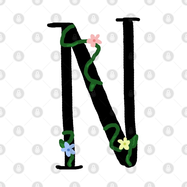 "N" initial by artoftilly