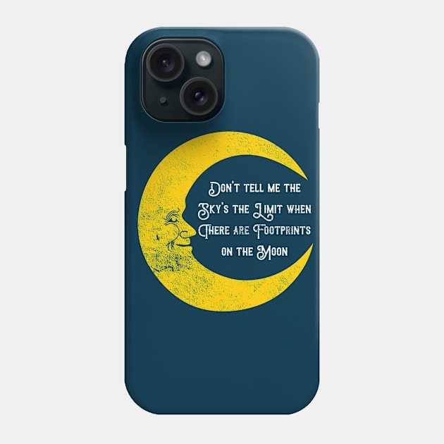 Moon Quote, distressed Phone Case by hauntedjack