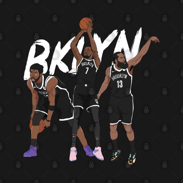 Brooklyn Nets Tshirt by xavierjfong